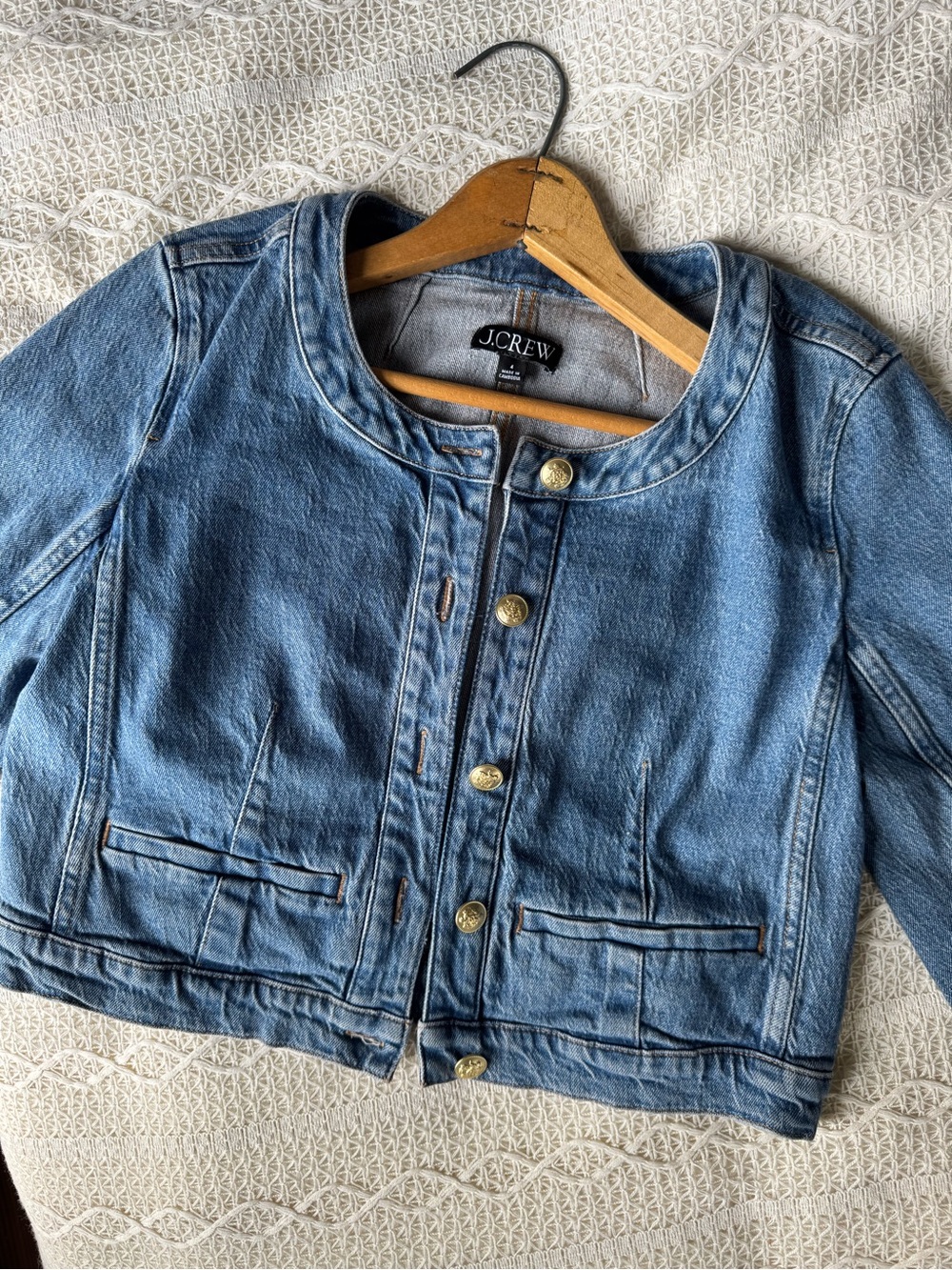 J.Crew Louisa Lady Jacket in Denim